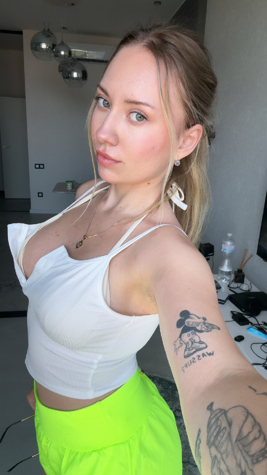 KateV in her underwear in Bhubaneshwar