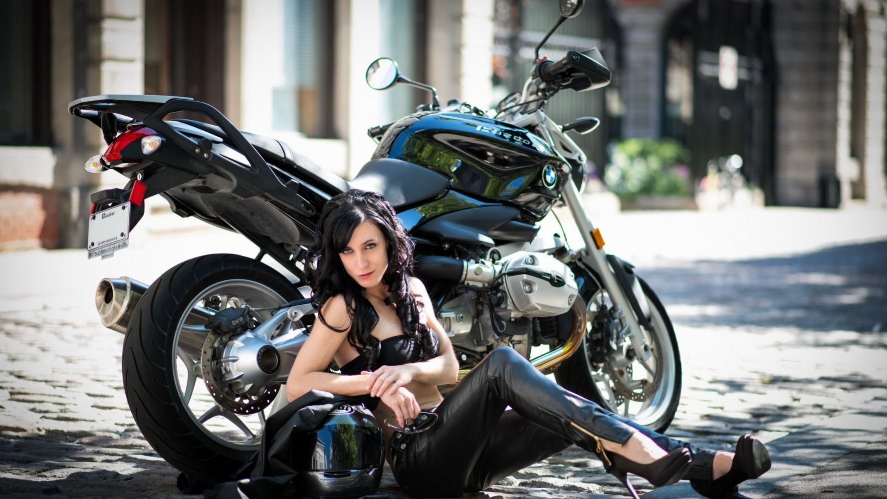 European women on bikes in Bhubaneshwar