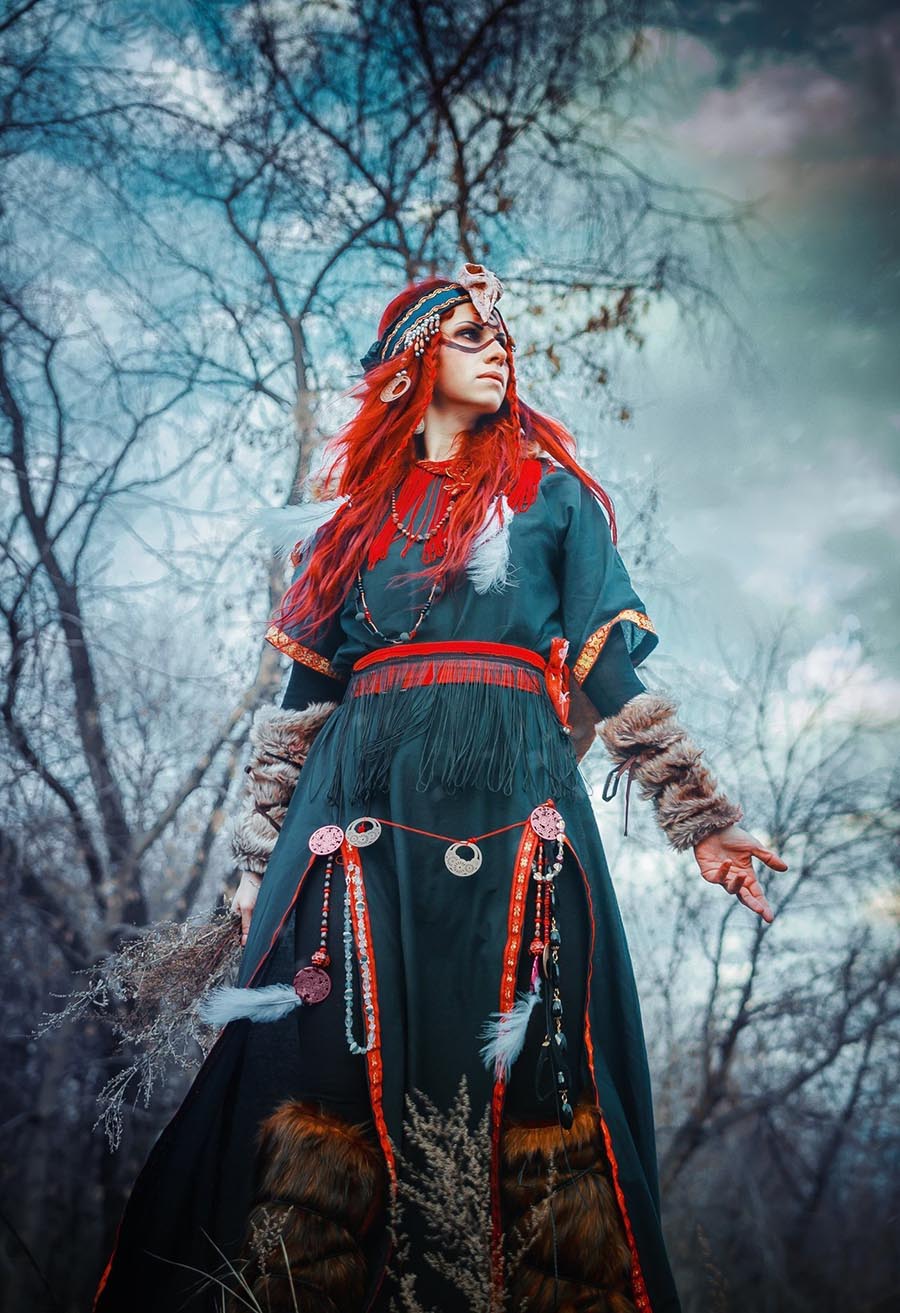 Girls in Slavic costumes underwear in Bhubaneshwar