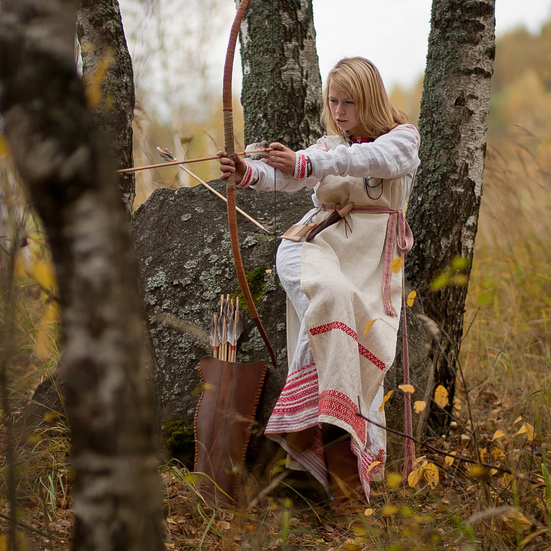 Sexy photo Girls in Slavic costumes in Bhubaneshwar